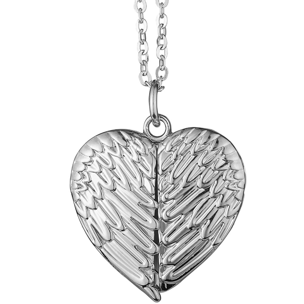 Heart Locket Necklace Photo - 하트 로켓 목걸이 여성용 사진 로켓