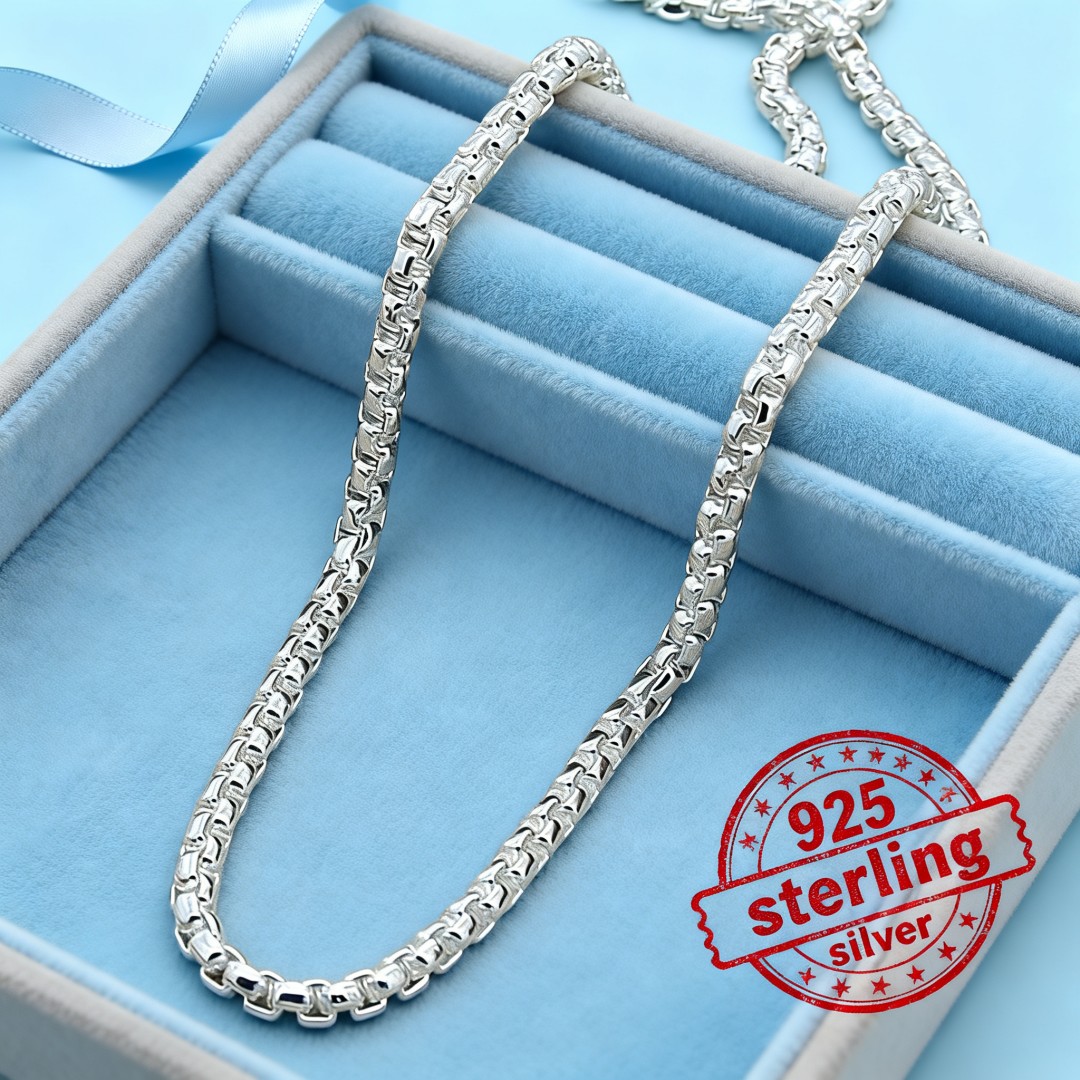 Cuban Link Chain 12Mm - 도매 925 스털링 실버 라운드 박스