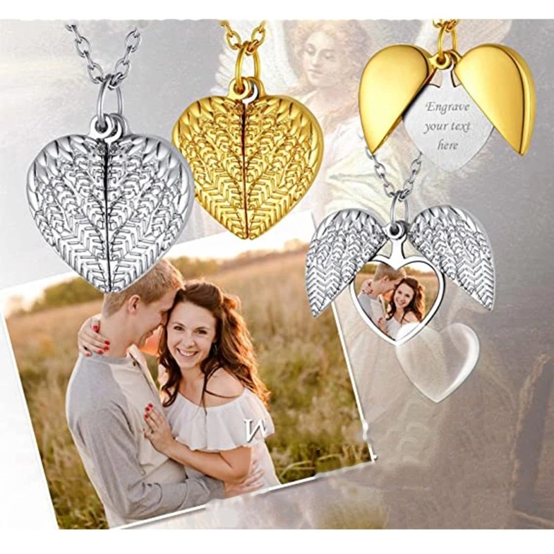 Heart Locket Necklace Photo - 맞춤 사진 하트 로켓 목걸이 개인