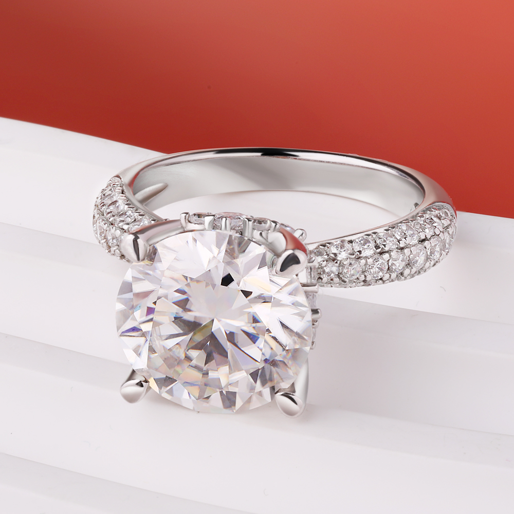 BXINY D 컬러 5CT Moissanite 반지 S - Moissanite Engagement Ring 1 Carat 리뷰 및 가격