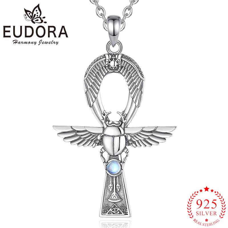 유도라 925 스털링 실버 고대 이집트 Ankh Gig - 925 Sterling Silver Chain Necklace Men 리뷰 및 가격