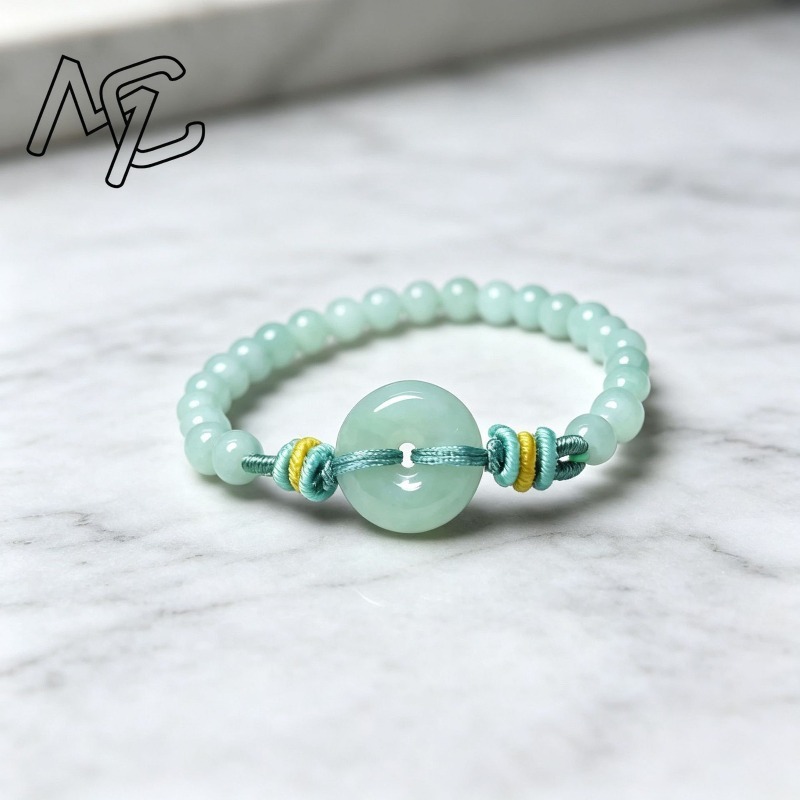 천연 에메랄드 블루 워터 피스 버클 비즈 팔찌 미얀마산 - Bracelets 리뷰 및 가격