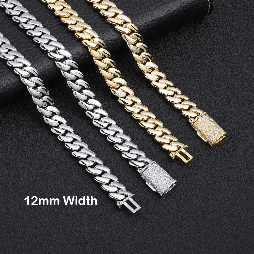 ESKEEM 12mm 14K 금도금 쿠반 목걸이 고광택 - Cuban Link Chain 12Mm 리뷰 및 가격
