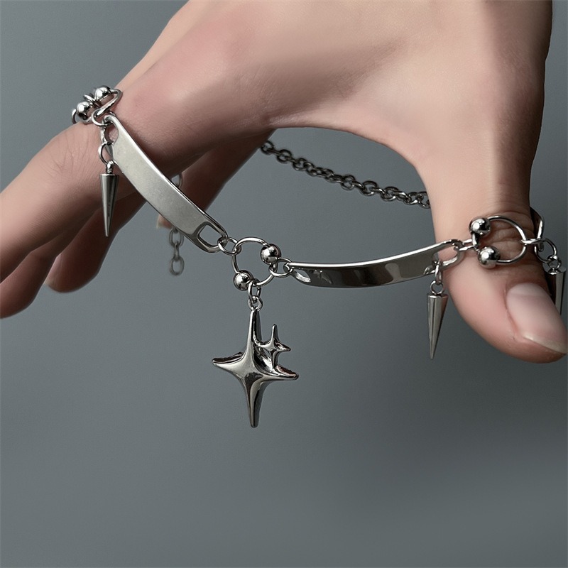 힙합 스테인리스 스틸 펑크 스타 리벳 초커 록 주얼리  - Goth Punk Spike Choker 리뷰 및 가격