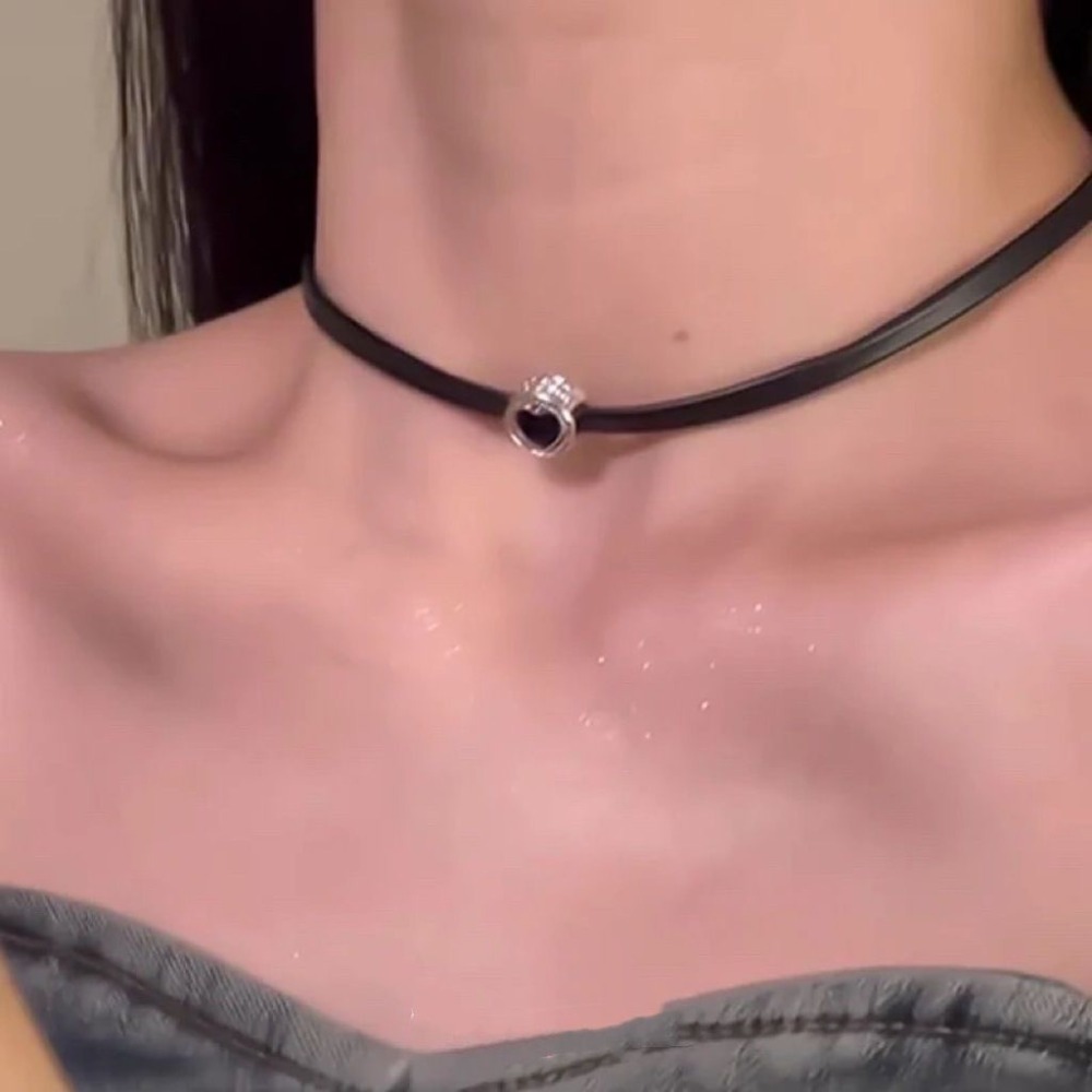 Y2K 고딕 러브 하트 펜던트 목걸이 여성용 멀티 레이 - Layered Pendant Necklace Aesthetic 리뷰 및 가격