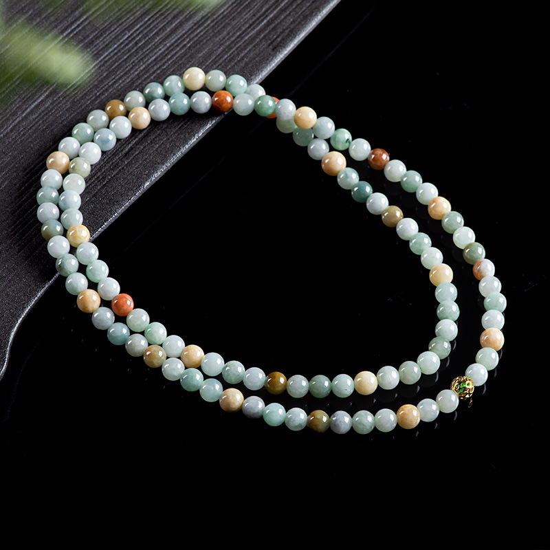 버마산 비취 비즈 팔찌 목걸이 진짜 보석 참 장식품 부 - Bracelets 리뷰 및 가격