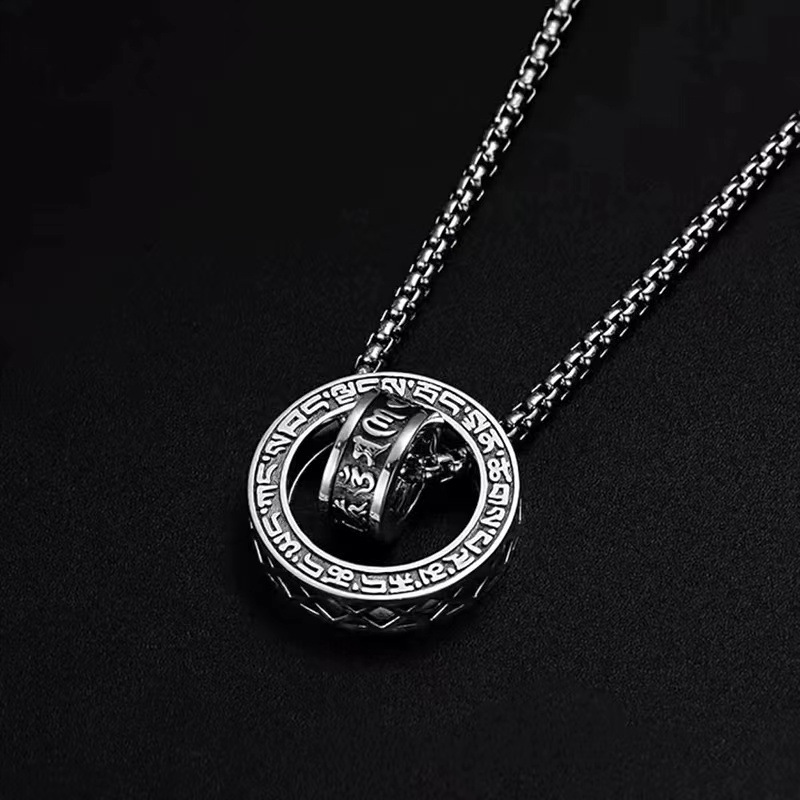 925 스털링 실버 목걸이 펜던트 빈티지 힙합 스타일  - 925 Sterling Silver Chain Necklace Men 리뷰 및 가격