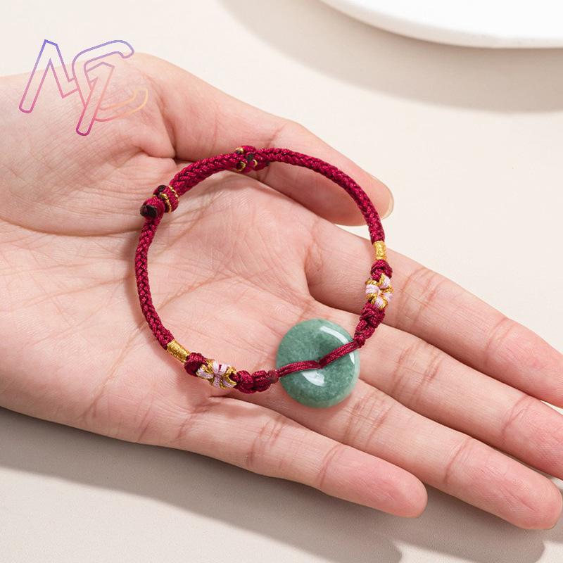 녹색 미얀마 경옥 도넛 팔찌 디자이너 팔찌 천연 버마  - Bracelets 리뷰 및 가격