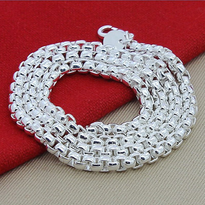 도매 925 스털링 실버 라운드 박스 체인 18-24인 - Cuban Link Chain 12Mm 리뷰 및 가격