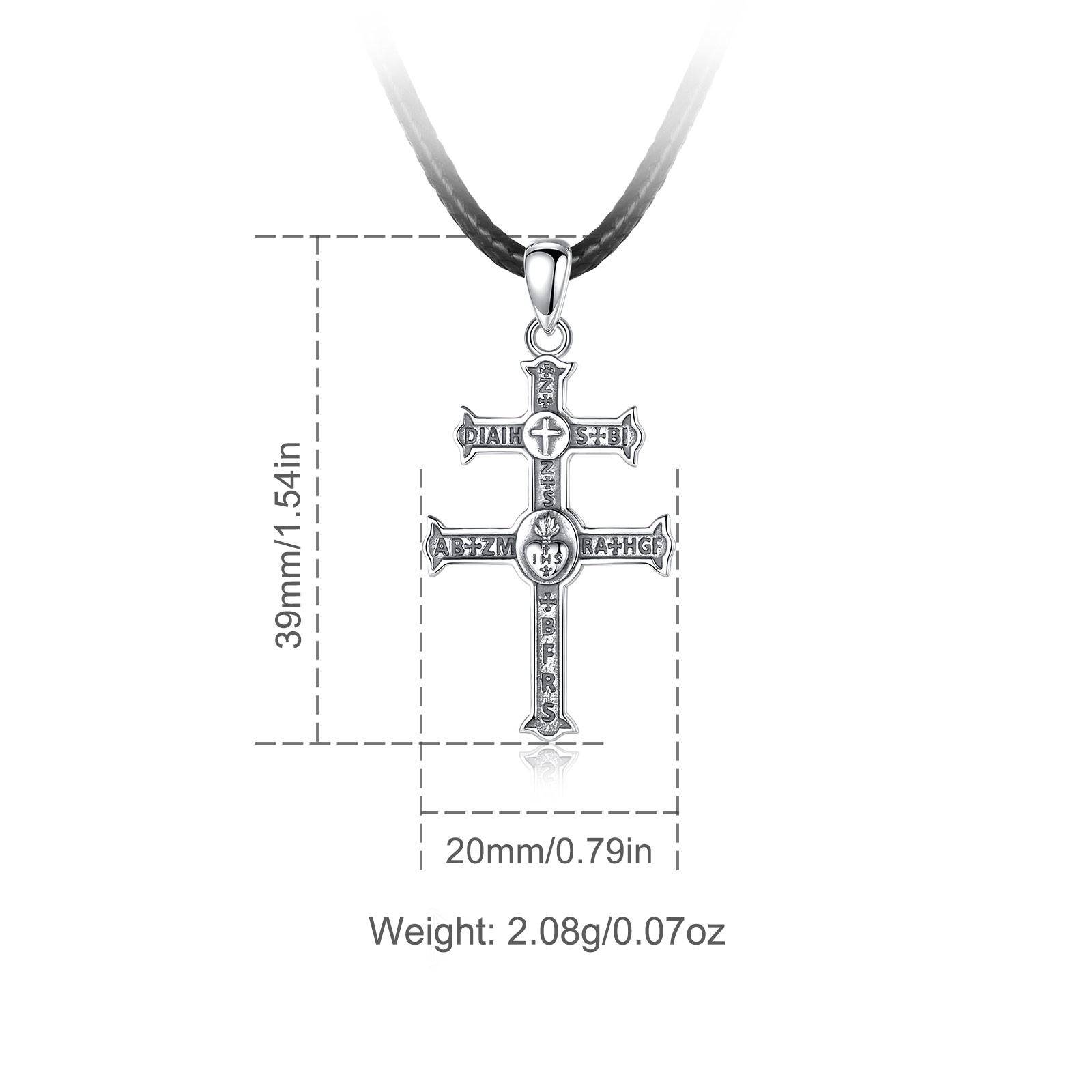 유도라 진짜 925 스털링 실버 로레인 목걸이의 십자가 - 925 Sterling Silver Chain Necklace Men 리뷰 및 가격