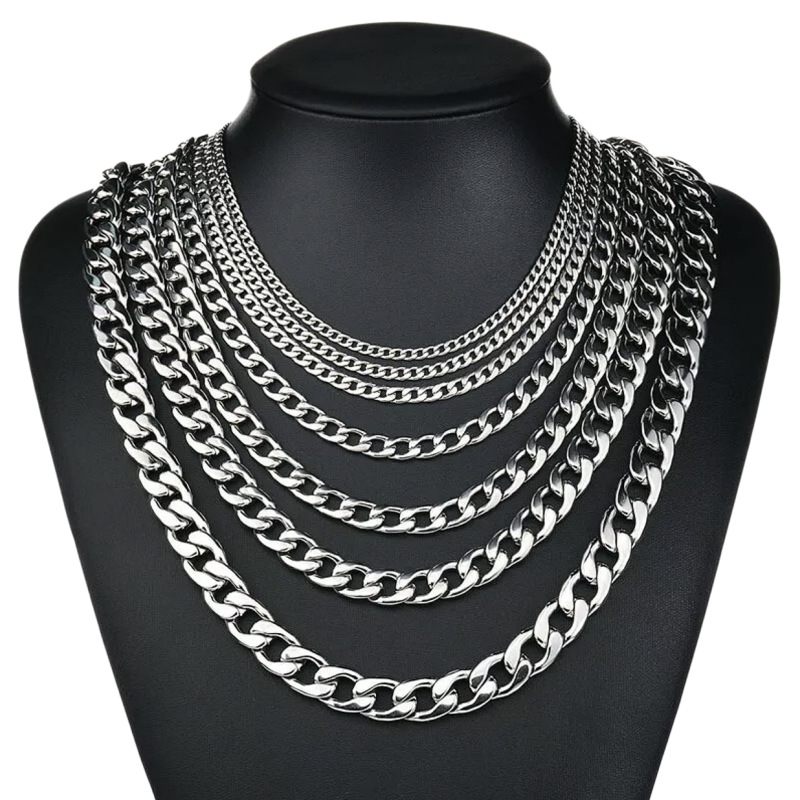YQ 3MM-10MM 316L 스테인리스 스틸 쿠반 체 - Cuban Link Chain 12Mm 리뷰 및 가격