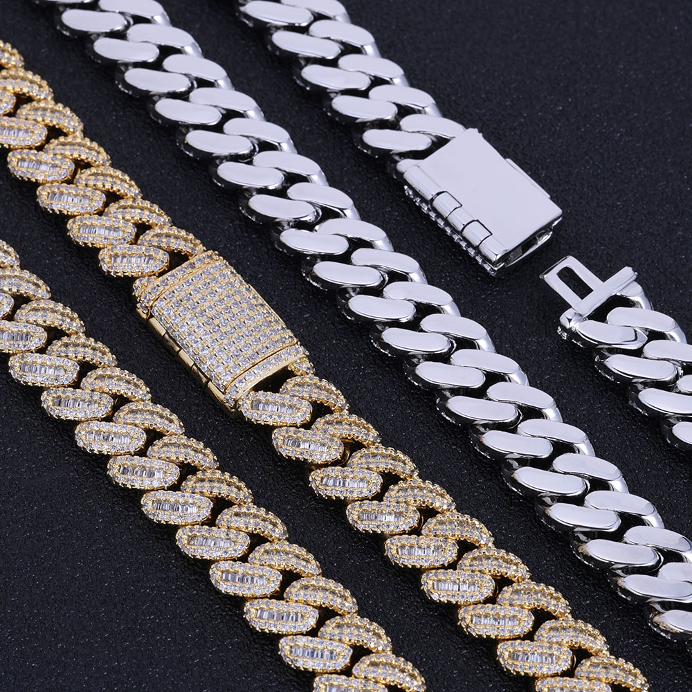 NUOYA 힙합 쥬얼리 고품질 12mm 블링 아이스 C - Cuban Link Chain 12Mm 리뷰 및 가격
